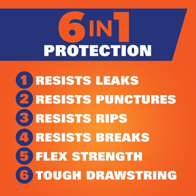 Hefty Ultra Strong Kitchen Drawstring Trash Bags Multipurpose 30 Gallon Fabuloso Scent - 25 Count - Image 3