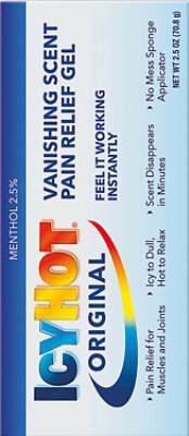 Icy Hot Pain Relief Gel Vanishing Scent - 2.5 OZ - Image 5