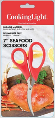 Cooking Light 7inch Seafood Scissors Red - EA - Image 1