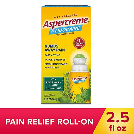 Aspercreme With Rosemary & Mint Essential Oils - 2.5 FZ