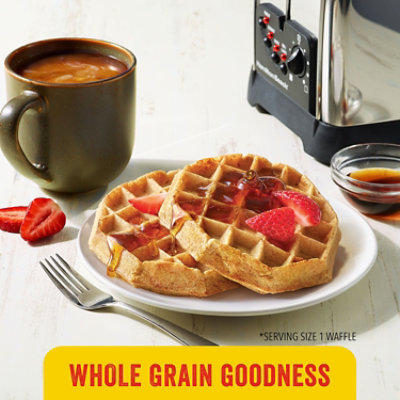 Eggo Thick and Fluffy Frozen Waffles Breakfast Original 6 Count - 11.6 Oz - Image 2