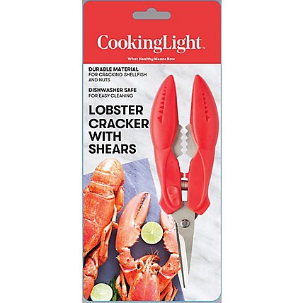 Cooking Light Lobster Cracker With Shears Red - EA - Image 1