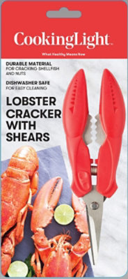 Cooking Light Lobster Cracker With Shears Red - EA - Image 1