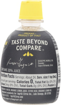 Ingrilli Organic Squeeze Lemon Juice - Each - Image 5
