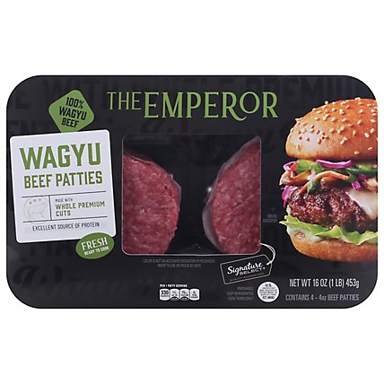 Signature Select Beef Patties Wagyu - 16 OZ - Image 1