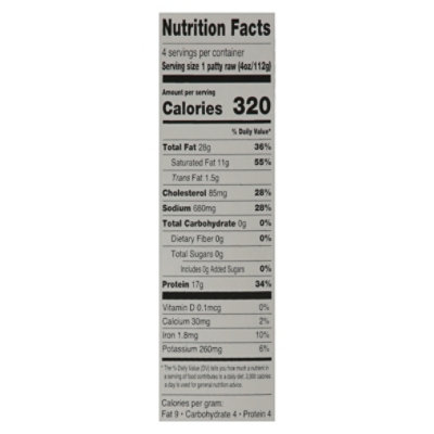 Signature SELECT Garlic Peppercorn Rub Beef Tri Tip Patties - 16 oz - Image 3