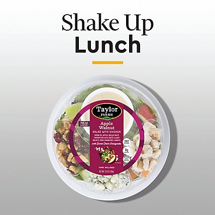 Taylor Farms Apple Walnut and Chicken Salad Bowl - 5.5 Oz - Image 3
