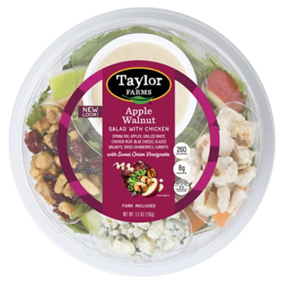 Taylor Farms Apple & Walnut Chicken Salad Kit Bowl, 5.5 oz - Harris Teeter