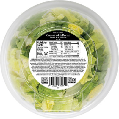 Taylor Farms Caesar and Bacon Salad Bowl - 5.75 Oz - Image 6