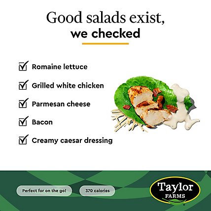 Taylor Farms Caesar and Bacon Salad Bowl - 5.75 Oz - Image 5