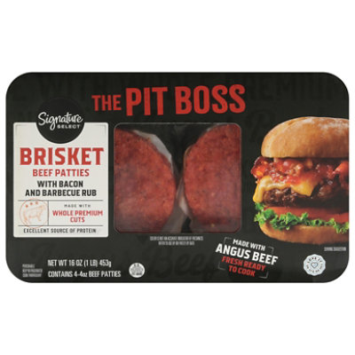 Signature SELECT Beef Patties Brisket Bacon Bbq Rub - 16 OZ