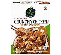 Bibigo Korean Style Crunchy Chicken Soy Garlic - 18 OZ