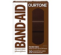 BAND-AID Ourtone Br65 Flexible Assorted - 30 CT