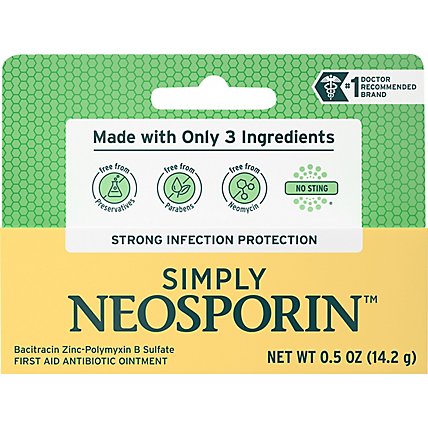 Neosporin Ointment Simple Formula - .5 OZ - Image 2