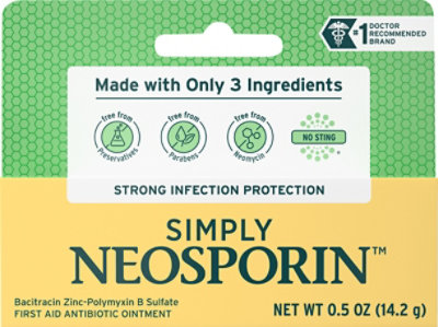 Neosporin Ointment Simple Formula - .5 OZ - Image 2