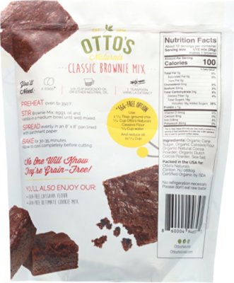 Ottos Naturals Brownie Mix Classic - 11 OZ - Image 6