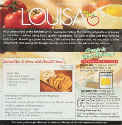 Louisa Toasted White Cheddar Mac & Cheese Bites - 14 OZ - Image 6