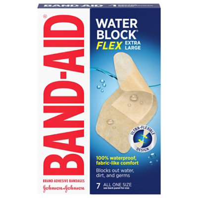 Bandaid Waterblock Flex Pad Xl - 7 CT
