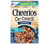 Cheerios Almond Oat Crunch Cereal - 18.2 OZ