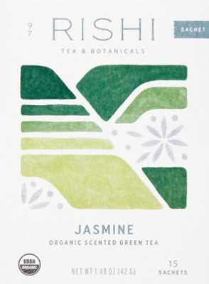Rishi Jasmine Green Tea - 15 CT - Image 2