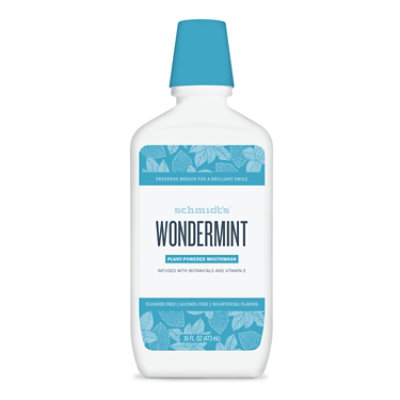 Schmidts Mouthwash Wondermint - 16 OZ - Image 1