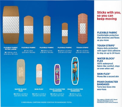 BAND-AID Family Pack - 110 CT - Image 4