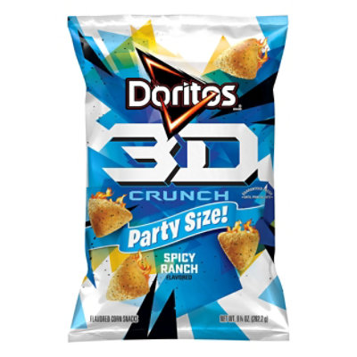 DORITOS? COOL RANCH? Flavored Tortilla Chips 9.25Oz Bag Snacks (Pack of 3)