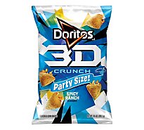 DORITOS 3d Crunch Flavored Corn Snacks Spicy Ranch Flavored - 9.25 OZ