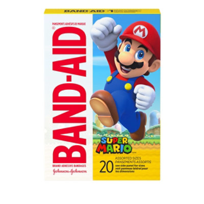 Bandaid Super Mario - 20 CT