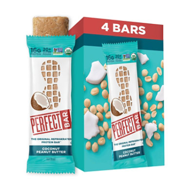 Perfect Bar Gluten-Free Coconut Peanut Butter Organic Protein Bars - 4-2.5 Oz