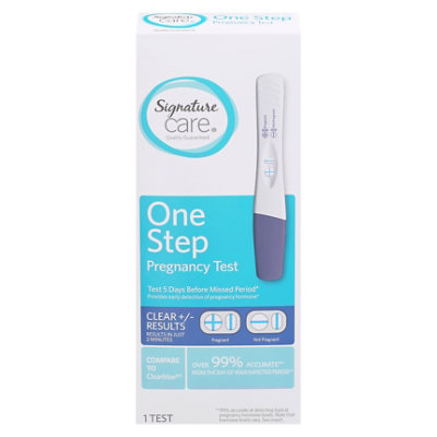 Signature Select/Care One Step Pregnancy Test - EA - Image 4