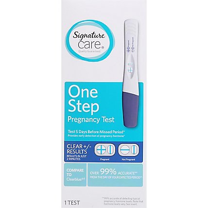 Signature Care One Step Pregnancy Test - EA - Image 2