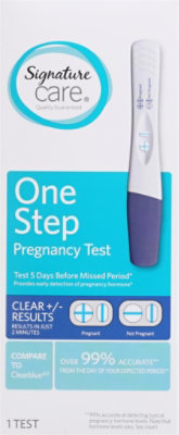 Signature Select/Care One Step Pregnancy Test - EA - Image 2