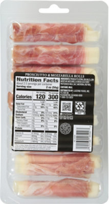 Primo Taglio Prosciutto & Mozzarella Rolls - 5 OZ - Image 6