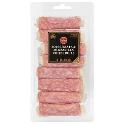Primo Taglio Soppressata & Mozzarella Rolls - 6 Oz
