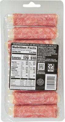 Primo Taglio Soppressata & Mozzarella Rolls - 6 OZ - Image 6