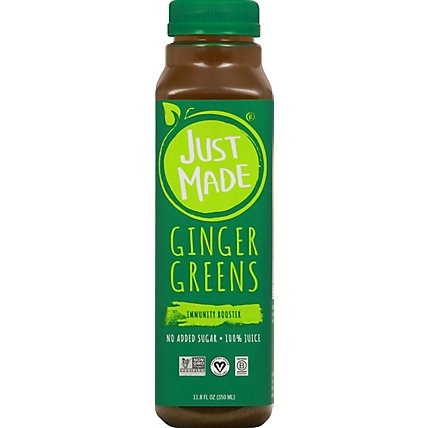 Just Made Ginger Greens Juice - 11.8 Fl. Oz. - Image 2