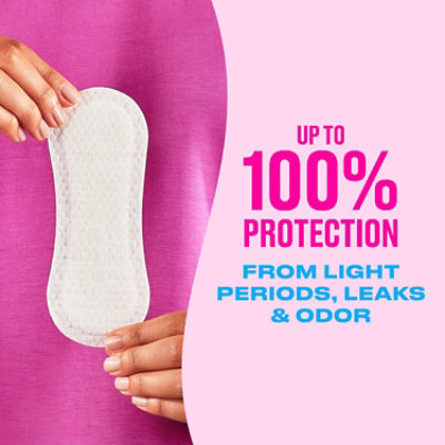 Carefree Acti Fresh Unscented Regular Panty Liners - 120 Count - Image 2