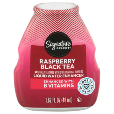 Signature SELECT Liquid Water Enhancer Raspberry Black Tea - 1.62 FZ