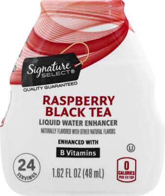 Signature SELECT Liquid Water Enhancer Raspberry Black Tea - 1.62 FZ - Image 2