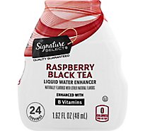 Signature Select Liquid Water Enhancer Raspberry Black Tea - 1.62 FZ