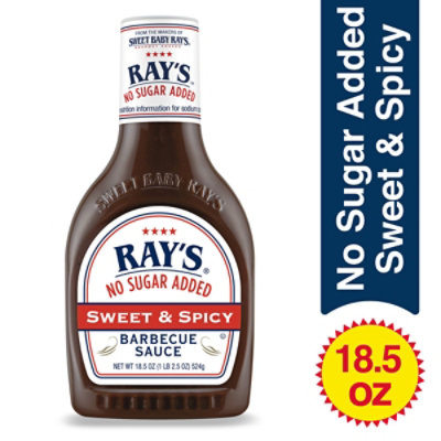 Rays No Sugar Added Sweet & Spicy Bbq - 18.5 OZ - Image 1