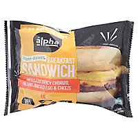 Alpha Foods Breakfast Sandwich Chorizo - 5.5 OZ - Image 3