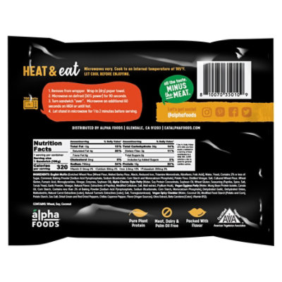 Alpha Foods Breakfast Sandwich Chorizo - 5.5 OZ - Image 5
