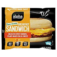 Alpha Foods Breakfast Sandwich Chorizo - 5.5 OZ - Image 2