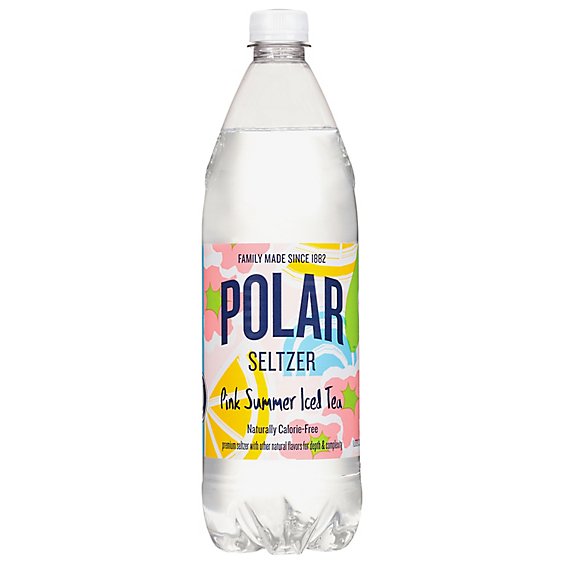 Polar Pink Summer Iced Tea Seltzer - 33.8 FZ