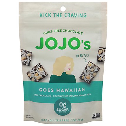 Jojos Chocolate Bites Goes Hawaiian - 3.9 OZ - Image 2