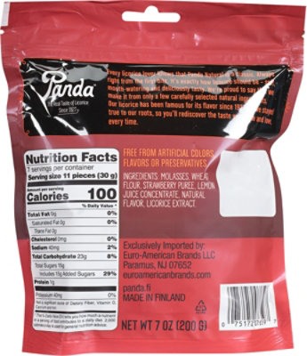 Panda Licorice Chew Strawberry - 7 OZ - Image 6