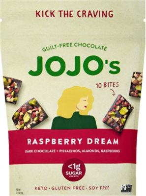 Jojos Chocolate Bites Raspberry Dream - 3.9 OZ - Image 2