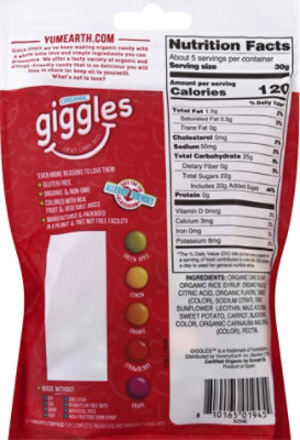 Yumearth Candy Giggles Organic - 5 OZ - Image 6